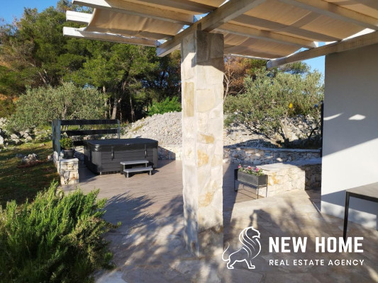 Idyllic house in the middle of an olive grove