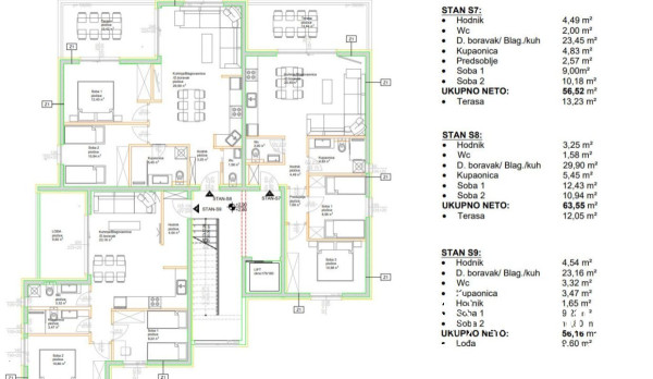 OKRUG GORNJI - Wohnung im ersten OG